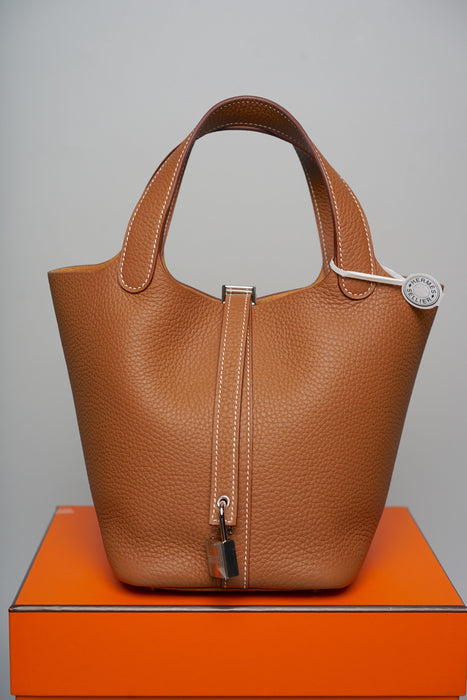 Hermes Picotin 18 Gold Phw (Brand New)
