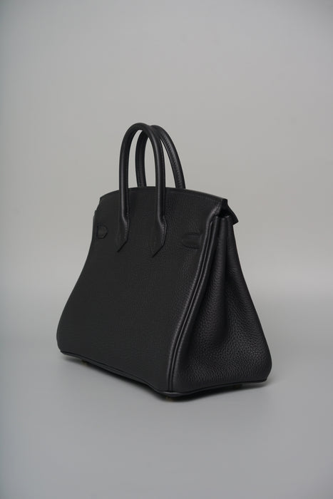 Hermes Birkin 25 in Noir Togo Ghw (Brand New)