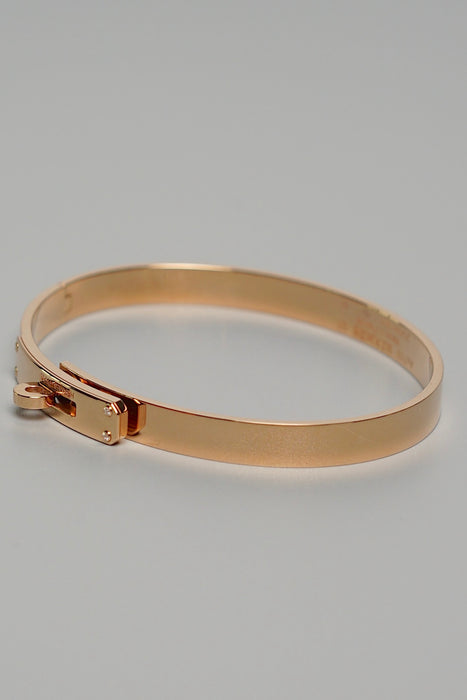 Hermes Kelly H Bracelet in Rosegold PM (Brand New)