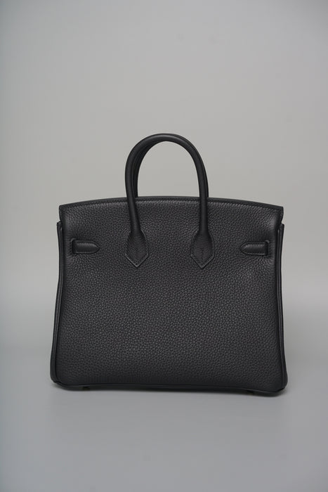 Hermes Birkin 25 in Noir Togo Ghw (Brand New)