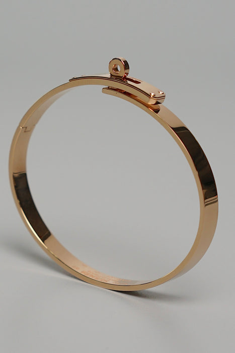 Hermes Kelly H Bracelet in Rosegold PM (Brand New)