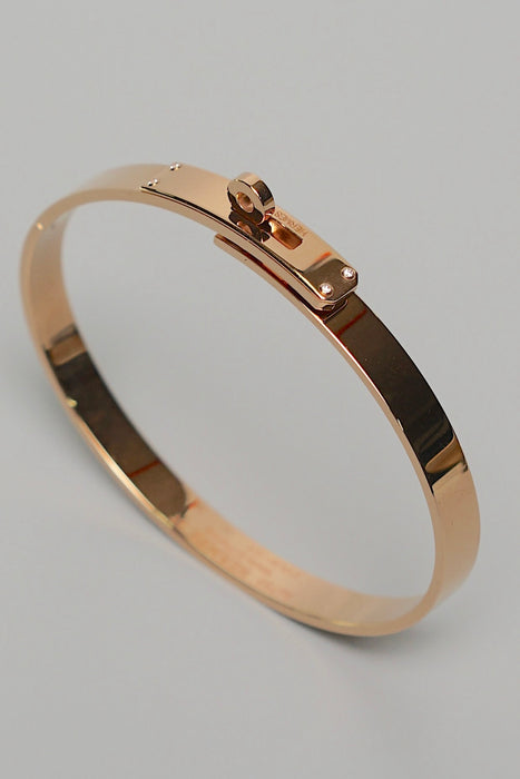 Hermes Kelly H Bracelet in Rosegold PM (Brand New)