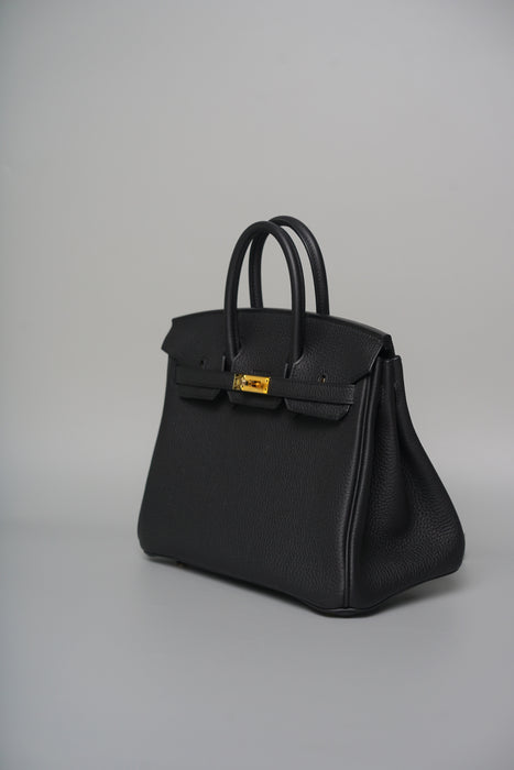 Hermes Birkin 25 in Noir Togo Ghw (Brand New)