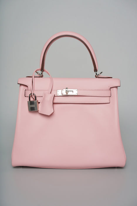Hermes Kelly 25 in Rose Sakura Phw (Brand New)