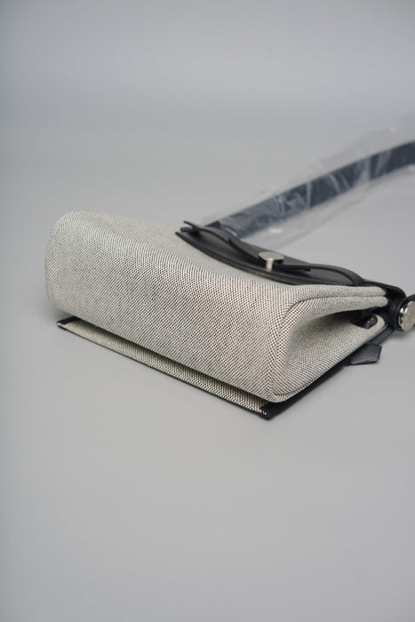 Hermes Mini HerBag in Ecru/Noir Phw (Brand New)