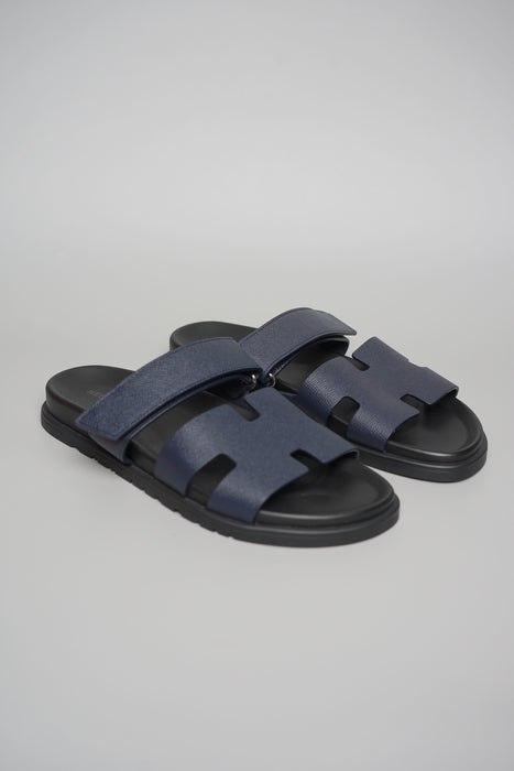 Hermes Chypre Sandals in Marine Size 42 (Brand New)