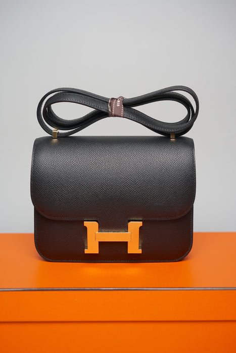 Hermes Constance 18 in Noir Ghw (Brand New)