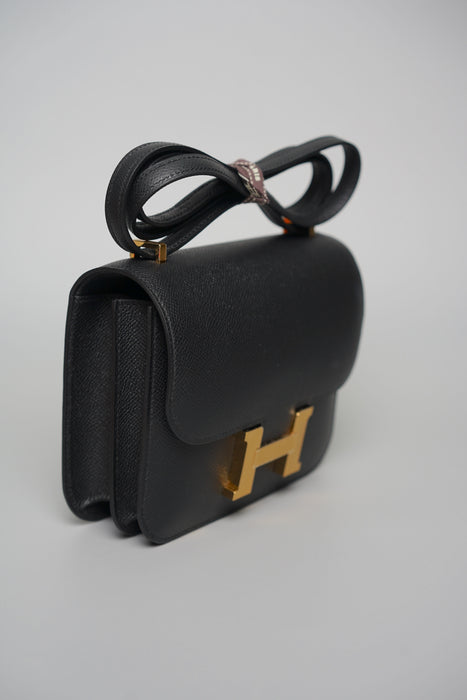 Hermes Constance 18 in Noir Ghw (Brand New)
