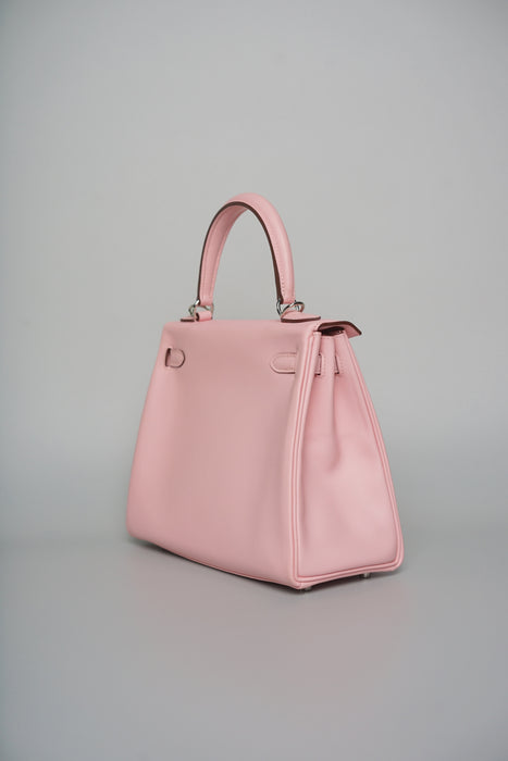 Hermes Kelly 25 in Rose Sakura Phw (Brand New)