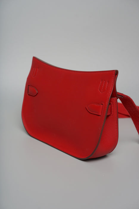 Hermes Mini Jypsiere in Rouge De Coeur Swift Phw