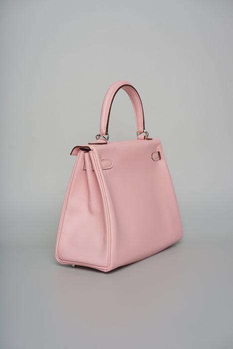Hermes Kelly 25 in Rose Sakura Phw (Brand New)