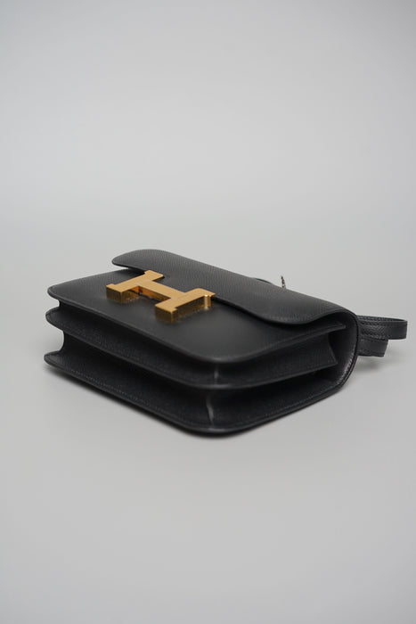 Hermes Constance 18 in Noir Ghw (Brand New)