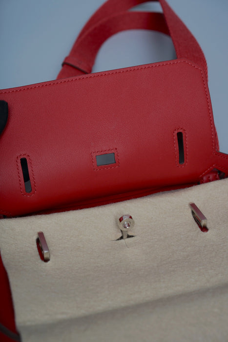 Hermes Mini Jypsiere in Rouge De Coeur Swift Phw