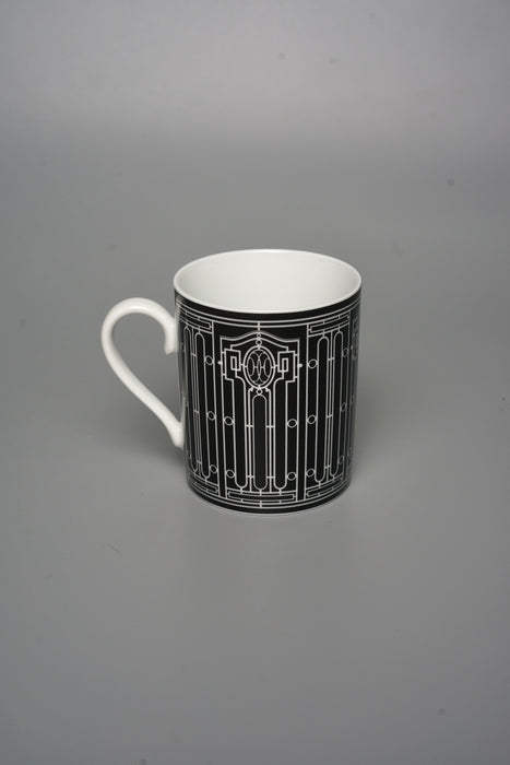 Hermes Black H Deco Mug (Brand New)