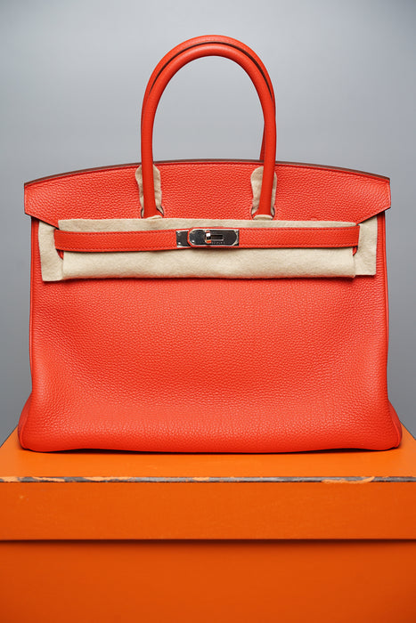 Hermes Birkin 35 in Cupucine Phw