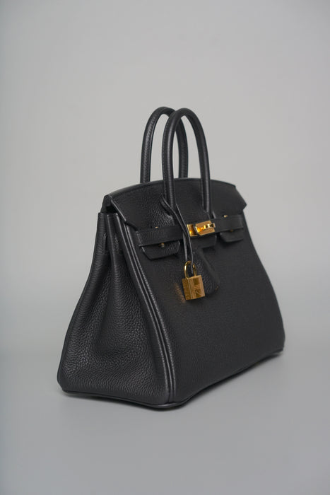 Hermes Birkin 25 in Black Togo Ghw