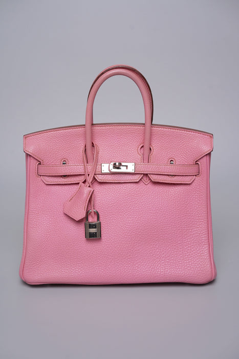 Hermes Birkin 25 in Bubblegum Togo Phw