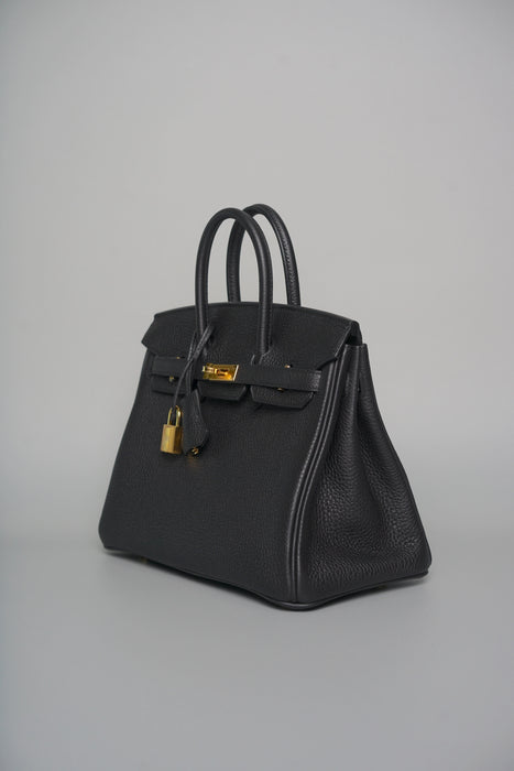 Hermes Birkin 25 in Black Togo Ghw