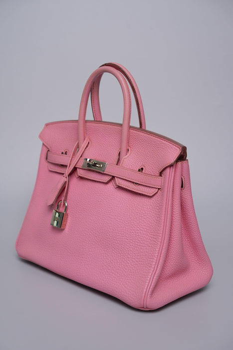 Hermes Birkin 25 in Bubblegum Togo Phw