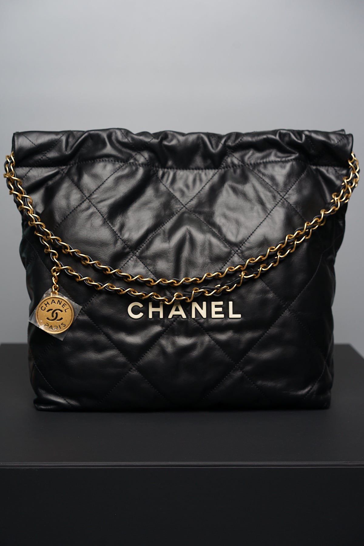 Chanel 22 Small in Black Ghw– orangeporter