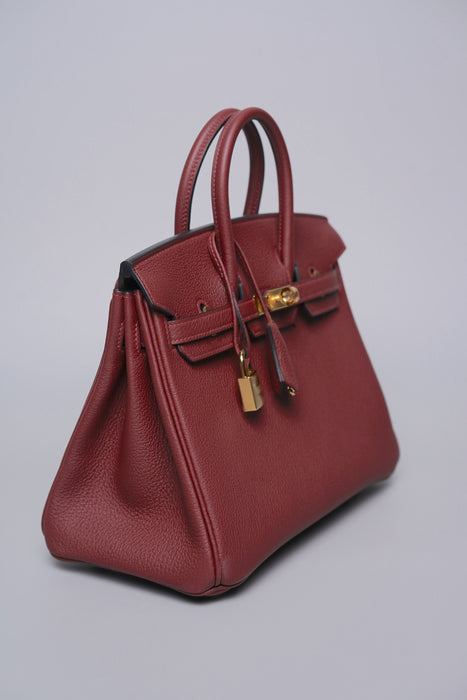 Hermes Birkin 25 in Rouge H Togo Ghw (Brand New)