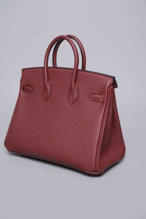Hermes Birkin 25 in Rouge H Togo Ghw (Brand New)