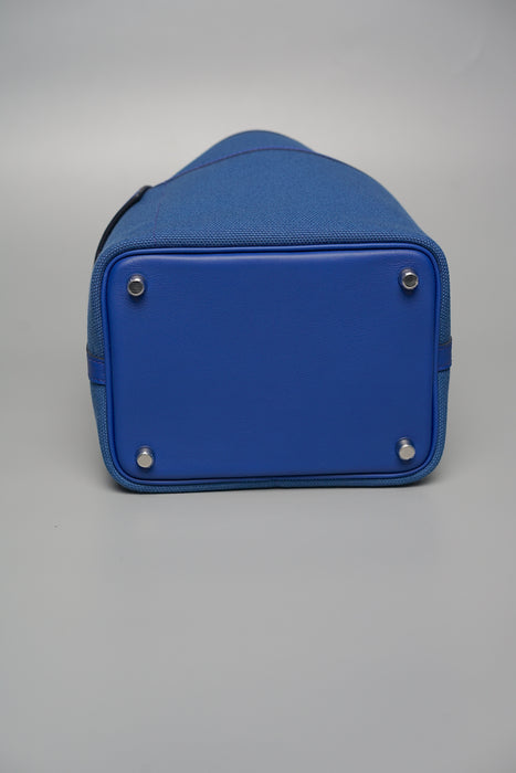 Hermes Cargo Picotin 18 in Blue Egee / Blue Royal Phw (Brand New)