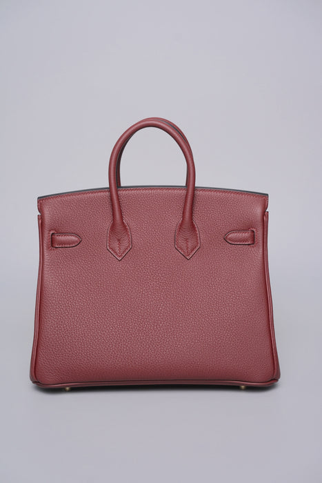Hermes Birkin 25 in Rouge H Togo Ghw (Brand New)