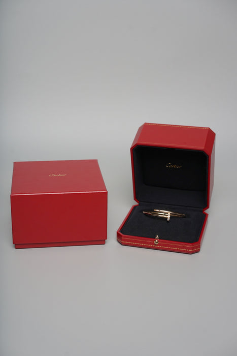 Cartier Juste un Clou bracelet, classic model, diamonds in Rose Gold Size 17