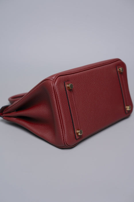 Hermes Birkin 25 in Rouge H Togo Ghw (Brand New)