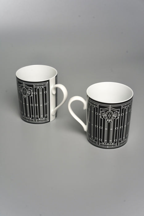 Hermes Black H Deco Mug (Brand New)