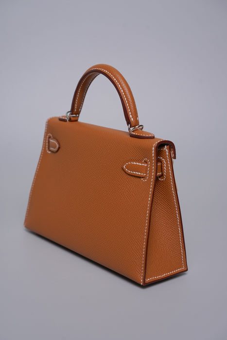 Hermes Kelly 20 in Gold Epsom Phw (Brand New)