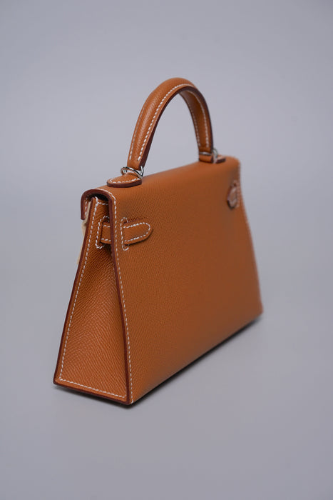 Hermes Kelly 20 in Gold Epsom Phw (Brand New)