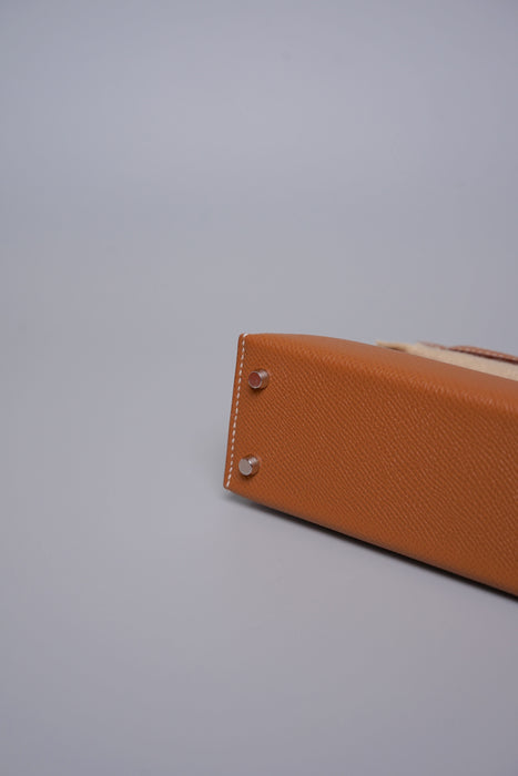 Hermes Kelly 20 in Gold Epsom Phw (Brand New)