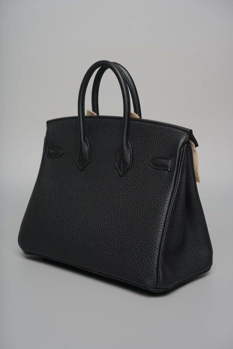Hermes Birkin 25 in Noir Togo Ghw (Brand New)
