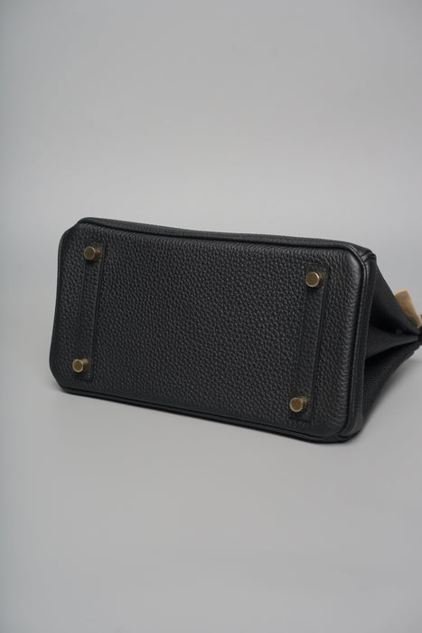 Hermes Birkin 25 in Noir Togo Ghw (Brand New)