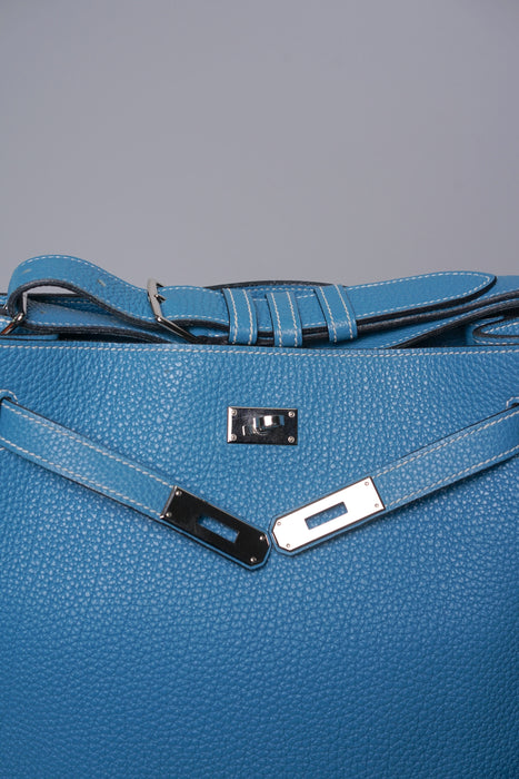 Hermes So Kelly 26 in Blue Jean Phw