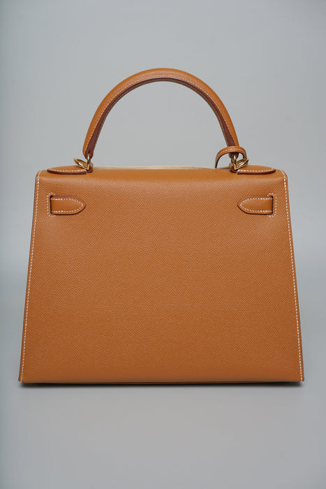 Hermes Kelly 28 in Gold Epsom Ghw (Brand New)