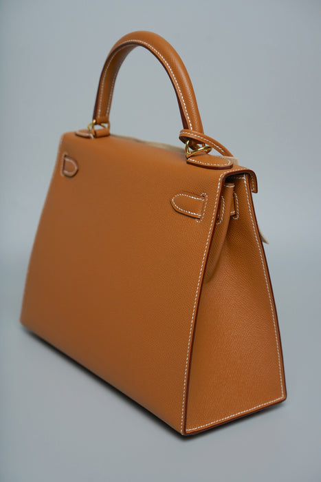 Hermes Kelly 28 in Gold Epsom Ghw (Brand New)