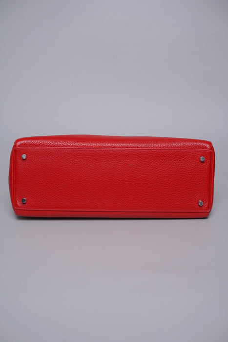 Hermes Kelly 35 in Rouge Cassaque Togo Phw