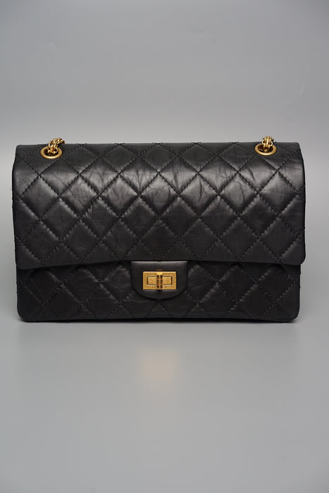 Chanel 2.55 Reissue Double Medium Flap in Black