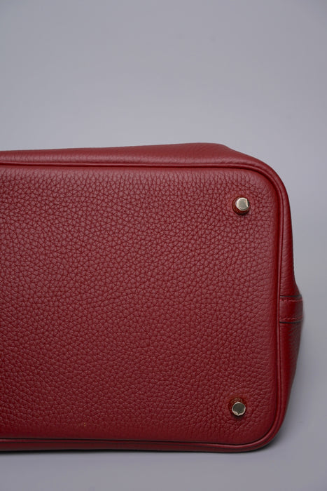 Hermes Picotin 22 in Rouge H Ghw