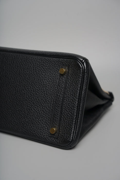 Hermes Birkin 30 in Noir Togo Ghw