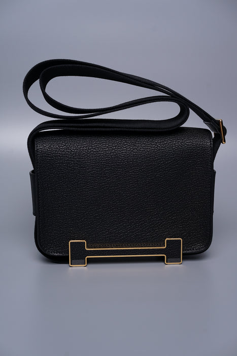 Hermes Geta in Black Ghw (Brand New)