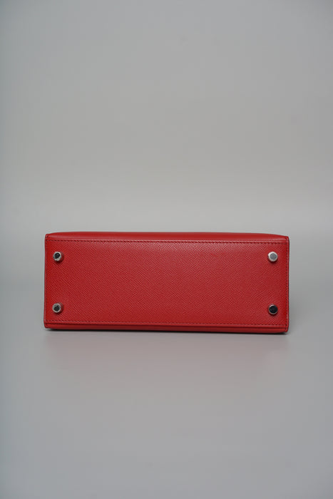 Hermes Kelly 25 in Rouge Garrance Epsom Phw