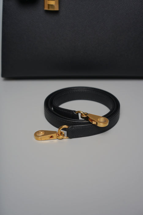 Hermes Kelly II 25 Seillier in Noir Epsom Ghw (Brand New)