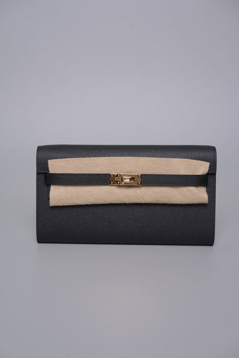 Hermes Kelly To Go in Noir Ghw (Brand New)