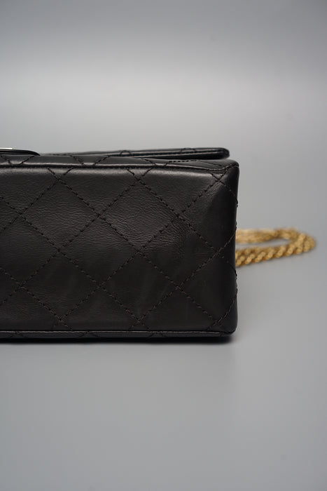 Chanel 2.55 Reissue Double Medium Flap in Black