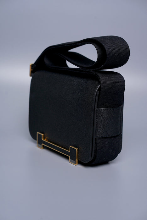 Hermes Geta in Black Ghw (Brand New)