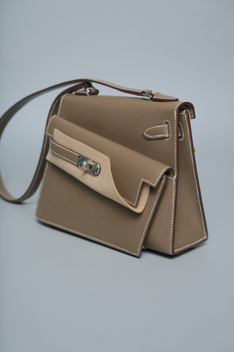 Hermes Kelly Desordre in Etoupe Epsom Ghw